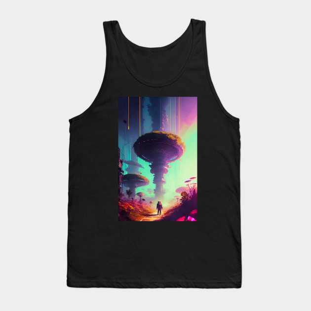 Abstract Another World Explorer Tank Top by Voodoo Production